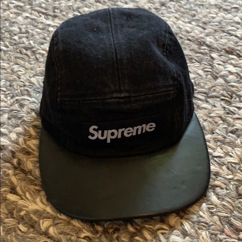 Supreme Black Denim Hat